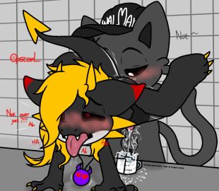 anthro anthro_on_anthro anthro_only black_sclera critters_(poppy_playtime) furry_only male male/male no_humans oc ocs opstah opstah_(characters) opstarl poppy_playtime poppy_playtime_(chapter_3) sex smiling_critters tagme white_pupils