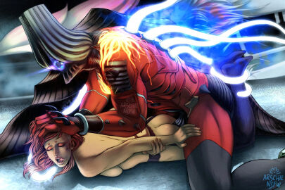 2023 4_fingers 5_fingers 8_eyes alien alien_humanoid ambiguous_penetration arm_spikes arschiensfw ass back_tentacles black_spikes blue_eyes blue_tentacles bodily_fluids closed_eyes colored_nails destiny_(game) destiny_(video_game) destiny_2 dominant dominant_humanoid dominant_male duo erection eyebrows eyeshadow female female_humanoid fingernails fingers from_behind_position genitals glowing glowing_body glowing_eyes glowing_tentacles grey_body grey_penis guardian_(destiny) hair hand_spike head_grab holding_arm human human_on_humanoid humanoid interspecies jockey_position lips lying makeup male male/female male_human mammal multi_eye multicolored_body nails nelly_(arschiensfw) nezarec nude nude_female nude_human nude_humanoid nude_male on_front penetration penile penile_penetration penis pink_eyebrows pink_eyeshadow pink_fingernails pink_hair pink_lips pink_nails pink_tongue pupils red_body saliva saliva_on_tentacle saliva_on_tongue saliva_string sex signature slit_pupils spikes spikes_(anatomy) straddling submissive submissive_female submissive_human teeth tentacle tentacle_around_ankle tongue undercut unknown_species unusual_anatomy unusual_genitalia unusual_penis warlock_(destiny) watermark