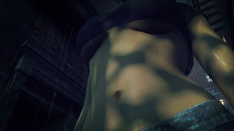 3d barbie_deep blonde_hair denim_shorts edit hitman hitman_absolution io-interactive screenshot screenshot_edit strip_club stripper video_games wet wet_body wet_skin