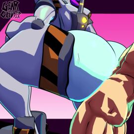 1boy 3d 3d_animation 3d_model android anon anonymous_male antennae ass big_ass big_breasts blender blender_eevee blue_ass blue_breasts bouncing_breasts breasts cum cum_inside ejaculation ejaculation_in_pussy female geargrinder44 glowing glowing_eyes gynoid hazard_stripes highres huge_ass huge_breasts human_on_robot implied_ejaculation implied_penetration jiggle jiggle_physics jiggling_ass jiggling_breasts jiggling_thighs plap plap_(sound) plapping pounding pounding_ass pounding_pussy puffy_nipples purple_hair robot robot_girl robot_humanoid robot_joints screen_eyes sound tagme victoria_(geargrinder44) video