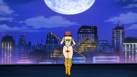 1girls angel_blade angel_blade_punish anime_screencap ass big_ass big_breasts big_butt breasts curvy curvy_figure female female_focus female_only karin_(angel_blade) ova screenshot solo solo_female solo_focus tagme voluptuous voluptuous_female