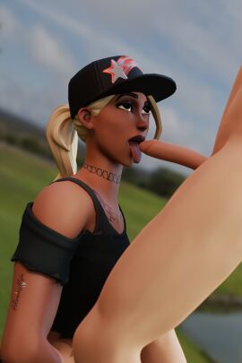 1boy 1girls beach_bomber brite_bomber dark-skinned_female dark_skin female fortnite fortnite:_battle_royale light-skinned_male light_skin male ramireznsfw