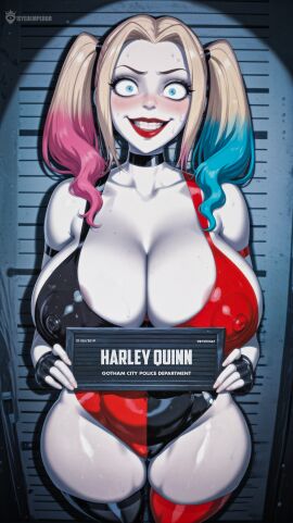 1eyedemperor 1girls 2d 2d_(artwork) 2d_artwork abs adult adult_female ai_assisted ai_generated ass asshole batman_(series) before_sex belly big_ass big_breasts big_thighs bimbo bimbo_body bimbofication black_and_red black_clothing blonde_female blonde_hair blue_eyes blue_hair blush bodysuit bodysuit_under_clothes bottomless bottomless_female breast_squish breasts cameltoe chocker cleavage clothed clothed_female clothing crazy_eyes crazy_girl crazy_smile criminal curvy curvy_body curvy_female curvy_figure curvy_hips dark_lighting dc dc_comics double_ponytail english english_text erect_nipple erect_nipples exposed_nipples eyeshadow female female_focus female_only fingerless_gloves front_view full_body grey_skin hairy hairy_pussy harley_quinn harley_quinn_(2019) harley_quinn_(series) hourglass_figure huge_ass huge_breasts indoors jail jewerly large_boobs large_breasts large_thighs lingerie lips lipstick long_hair looking_at_viewer makeup mature mature_female mommy mugshot multicolored_hair muscular muscular_anthro muscular_female nails night oneyedemperor open_eyes pink_hair ponytail pose prison prisoner public public_hair puffy_nipples puffy_pussy purple_eyeshadow pussy pussy_hair red_and_black red_black red_clothing red_lipstick red_nails revealing_clothes ripped_clothing sagging_breasts sharp_nails short_hair smile smiley_face solo solo_female solo_focus spiked_collar stockings stomach thick_thighs tight_pants turquoise_hair twintails two-tone_hair two_colored_hair two_tone_hair unzipped voluptuous voluptuous_female waist wet wet_body wet_pussy white-skinned_female white_background white_hair white_hair_female wide_hips