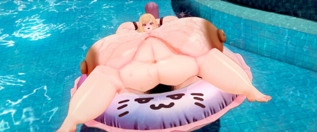 1girls 3d bbw big_belly big_breasts blonde_hair blush bracelet breasts chubby_belly dark_areola dark_nipples detailed_background excessive_pubic_hair fat_belly female female_pubic_hair floater hairy_pussy hands_behind_head huge_belly huge_breasts hyper_breasts kitagawa_marin koikatsu large_belly large_breasts laying_on_back light-skinned_female light_skin looking_at_viewer morbidly_obese naked ngs_(artist) plump pool poolside presenting presenting_belly presenting_breasts presenting_pussy pubic_hair pussy sono_bisque_doll_wa_koi_wo_suru source spread_legs ssbbw veiny_breasts venus_body water water_drop wet_body