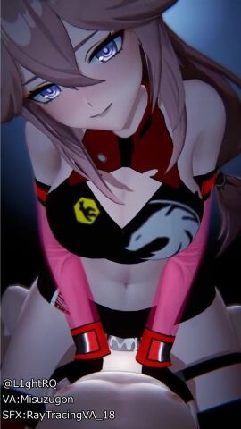 1boy 1girls 3d animal_ears arm_warmers armpits bouncing_breasts bound breasts clothing cowgirl_position cum_in_pussy cum_inside female fox_ears genshin_impact glasses high_resolution highres hoyoverse koikatsu l1ghtrq_(lightracequeen) light-skinned_female light-skinned_male light_skin long_hair loop male open_mouth penis pink_hair race_queen red_arm_warmers skirt skirt_lift skirt_up smile straight tagme thigh_boots thighs vagina vaginal_penetration vaginal_sex video yae_miko