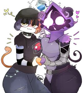 ass big_ass big_breasts big_butt breasts cat_girl catgirl female fortnite fortnite:_battle_royale furry mastership69 meow_skulls_(fortnite) neko purple_hair raven_team_leader ship_master skin