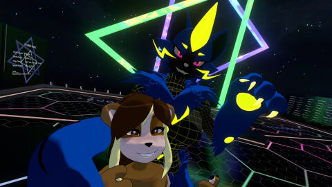 3d big_breasts breasts cleavage female furry huge_breasts pokemon pokemon_(species) pokémon_(species) tagme taisho1218 thick_thighs wide_hips zeraora