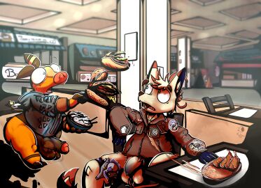 anthro casual_erection casual_nudity duo erection food generation_1_pokemon generation_5_pokemon generation_8_pokemon genitals hi_res hisuian_form hisuian_zorua humanoid humanoid_genitalia humanoid_penis hybrid kai_mew-(character) legendary_pokemon male male/male mew_(pokemon) nintendo penis pokemon pokemon_(species) regional_form_(pokemon) tepig tripping unusualmoondemon zorua