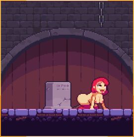 animated boobs breasts female pixel_animation pixel_art scarlet_maiden video_game_character video_games