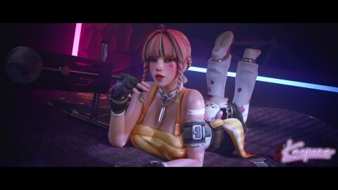 autofellatio cum_on_own_face futanari kaepora_(artist) mercy tagme video