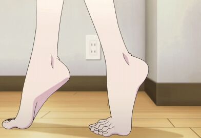 animated anime anime_screencap barefoot call_of_the_night feet feet_focus nanakusa_nazuna toenails toes yofukashi_no_uta