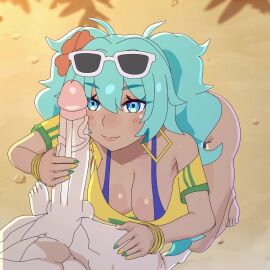 1boy 1girls 3d 3d_animation amplected animated areolae ass big_ass big_breasts blowjob blue_eyes blue_hair blush bouncing_breasts brazilian brazilian_female brazilian_miku breast_grab breasts cowgirl_position cum cum_in_mouth cum_in_pussy cum_inside dark-skinned_female dark_skin ejaculation fellatio female female_on_top female_penetrated fondling_breast grabbing_another's_breast handjob hatsune_miku holding_hands huge_breasts interlocked_fingers large_ass large_breasts light-skinned_male light_skin longer_than_30_seconds longer_than_one_minute male moaning navel nipples nude nude_female nude_male oral penetration penis penis_in_mouth pussy riding riding_penis sex sound spread_legs sucking sucking_penis sunglasses sunglasses_on_head tagme tan-skinned_female tan_skin thick_thighs thighs vaginal_penetration vaginal_sex video vocaloid