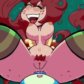1boy 1girls amphibian anal anal_insertion anal_sex animated betilla_(rayman) big_ass big_breasts blue_skin edit edited freckles freckles_on_ass freckles_on_breasts freckles_on_face gheyblin globox hairy_pussy huge_breasts nymph_(rayman) obese obese_male pubic_hair rayman_(series) rayman_2:_the_great_escape rayman_origins red_hair slim_waist slime_girl sound sound_edit sound_effects tagme thick_ass thick_thighs video video_games