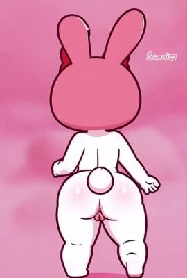 1girls ai ai_generated ai_generated_background big_booty big_breasts big_butt breasts feline female grok hello_kitty_(series) hips huge_breasts large_breasts my_melody naked naked_female nipples nude nude_female sanrio seductive seductive_look seductive_smile tagme thick_hips thick_thighs thighs thinfal titties video