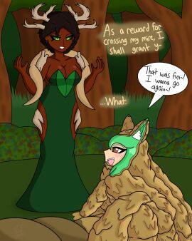 breasts covered_in_mud female female_only fimbulwinterfrost mint_hellebore_(fimbulwinterfrost) mud oc original original_character outdoors outside quicksand swamptoberfest