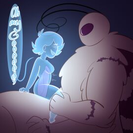 american_mythology cryptid cryptozoology female fluff fluffy ghost ghost_girl ibu_(inferno) inferno_(game) infernoverse large_penis larger_male male male/female mary_(inferno) monster moth mothman mythology north_american_mythology penis public_domain purple_eyes scar scars short_hair size_difference smaller_female urban_legend wings zestyskele