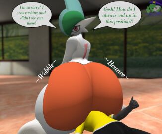 3d ass big_ass bubble_ass bubble_butt facesitting gallade huge_ass lenny_(zer0264) pokemon pokemon_(species) thick_thighs wide_hips zer0264