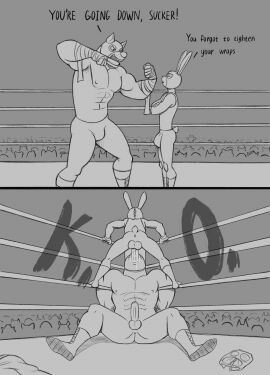 2boys animated animation anthro anthro_on_anthro ass balls balls_deep balls_slapping_face blowjob blowjob_face boxing_gloves deep_blowjob deep_penetration deepthroat domination domination_loss erect_penis erect_while_penetrated erection exhibitionism face_fucking facefuck fellatio furry gay gay_domination gay_male gay_sex gif instant_loss instant_loss_2koma kostos_art male male/male male_only male_penetrated male_penetrating male_penetrating_male mouth_full_of_cock muscles muscular muscular_male oral oral_penetration oral_rape oral_sex original original_character penis penis_in_mouth penis_size_difference rabbit rabbit_ears rabbit_tail small_dom_big_sub submissive throat_fuck throat_swabbing wet wet_penis wolf wolf_ears wolf_tail wrestling_ring yaoi