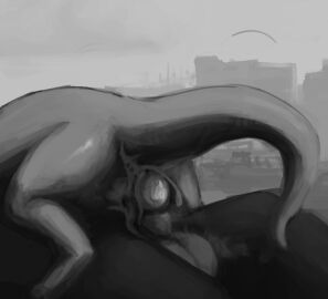 anal anal_sex animal_genitalia balls bodily_fluids corvidtree cum cum_inside dragon duo ejaculation feral genital_fluids genitals knot knotted_penis lizard male male/male musk mythological_creature mythological_scalie mythology penetration penis rain_world reptile scalie sex sheath slugcat tail videocult