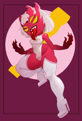 1futa breasts bulge dc dc_comics demon demon_girl demon_raven dickgirl female futa_only futanari heels high_heel_boots high_heels hips hips_wider_than_shoulders intersex lady_legasus leotard nipple_bulge nipples nipples_visible_through_clothing penis raven_(dc) red_skin silencioarthub slutwear_(silencioarthub) solo teen_titans teen_titans_go thick_thighs thigh_boots thighs tongue tongue_out tongue_piercing wedge_heels white_hair