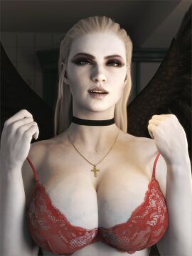 1girls 3d ass big_ass big_breasts breasts capcom cleavage curvaceous curvy curvy_figure female hips hourglass_figure huge_breasts large_breasts light-skinned_female light_skin mature mature_female mother_miranda_(resident_evil) pale_skin resident_evil resident_evil_8:_village slim_waist thick thick_hips thick_legs thick_thighs thighs voluptuous waist wide_hips word2