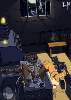 2024 abs anal anthro anus arm_tuft ass balls baseball_cap baseball_cap_only being_watched biceps bodily_fluids body_hair bondage bound bubba_the_redneck_werewolf canid canine canis chest_hair closed_eyes clothing cuff_(restraint) cum dildo dlpeattie dobermann doctor domestic_dog duo electricity erection facial_tuft feet fist flask genital_fluids genitals hat headgear headwear hi_res humor knee_tuft laboratory laugh leg_tuft legs_up lightning looking_at_another lying machine male male_penetrated mammal milking_machine moon muscular mythological_canine mythological_creature mythology night nipple_fetish nipple_play nipples nude on_back pecs penetration penile penis penis_milking perineum pinscher reclining redneck restrained restrained_arms restraints sex_toy shackled shackles shadow shoulder_tuft silhouette silhouetted_body story story_in_description tickling tickling_feet tickling_machine tickling_nipples torrosketch tuft voyeur werecanid werecanine werecreature werewolf wolf