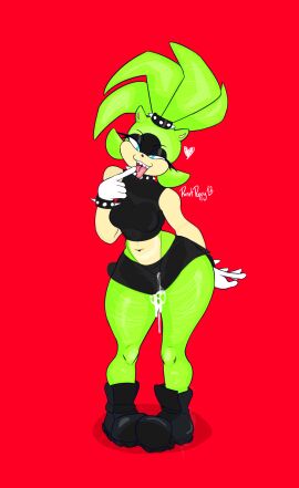 ass blush boots cum_drip furry green_fur pocketpuppy13 sonic_(series) thick_ass thick_thighs