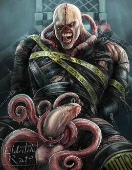 1boy bara big_penis cock_ring eldritch_rat gay_male large_penis licking_lips male monster monster_boy monster_cock monsterfucker nemesis_(resident_evil) penis pierced_genitals pierced_penis piercing pinup presenting_penis resident_evil resident_evil_3 resident_evil_3_remake tentacle teratophilia unusual_anatomy unusual_genitalia unusual_penis yaoi