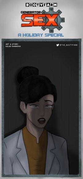 black_hair doctor dr._holiday female generator_rex green_eyes milf the_bootyfarm