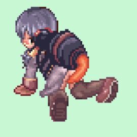 animated artist_request blue_hair blush clothed clothed_sex clothing cum cum_in_pussy cum_inside female gif green_eyes insects monster monster_rape pixel_art priest_(ragnarok_online) priestess pussy ragnarok_online shoes simple_background socks vaginal vaginal_penetration zoophilia