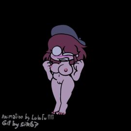 1girls animated animation areolae auburn_hair barefoot breasts completely_naked_female completely_nude completely_nude_female cum cum_in_pussy cumming cumming_in_pussy ejaculating_cum ejaculation embarrassed embarrassed_nude_female erect_nipples feet female female_only fnf friday_night_funkin friday_night_funkin_mod full_body girlfriend_(friday_night_funkin) grey_background idle_animation lulufu massacre_girlfriend_(friday_night_funkin) millie_(mistful_crimson_morning) mistful_crimson_morning naked naked_female nipples nude nude_female orgasm pussy pussy_juice shocked solo solo_female vagina womb