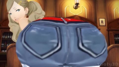 1girls 3d_animation ann_takamaki fart fart_cloud fart_fetish female_only huge_ass persona_5 tagme tooty3d video