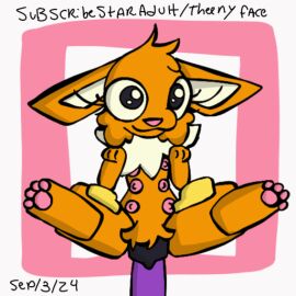 animal_genitalia animal_pussy animated bodily_fluids brown_body brown_fur canine_genitalia canine_pussy duo eevee female feral fur generation_1_pokemon genital_fluids genitals hand_on_hip live2d looking_at_viewer loop male male/female multi_nipple nintendo nipples pawpads pokemon pokemon_(species) pussy theenyface