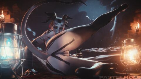 1girls 2024 3d ass blender completely_nude demon demon_girl demon_horns demon_tail detailed_background female female_focus female_only grey_body grey_skin hi_res highres horns horny horny_female lantern leg_raise leg_raised leg_up looking_at_viewer meaty_pussy nude nude_female oc original original_character pastelhole presenting presenting_ass presenting_pussy puffy_pussy pussy pussy_juice pussy_juice_string pussy_lips solo solo_focus tail torch vagina waiting watermark wet wet_pussy yellow_eyes