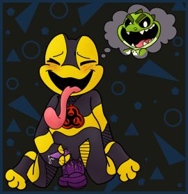 acqua_lizard alligator allister_gator_(poppy_playtime) amphibian anthro anthro_on_anthro anthro_only black_body black_fur black_skin critters_(poppy_playtime) frog furry_only gator gay green_body green_fur green_skin icky_licky_(poppy_playtime) male male_only nightmare_critters no_humans poppy_playtime poppy_playtime_(chapter_4) sex smiling_critters solo tagme yellow_body yellow_fur yellow_skin