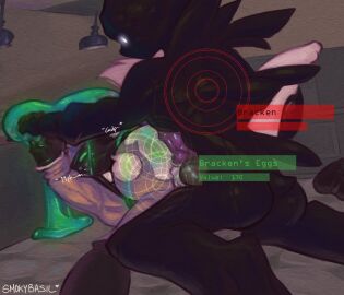 alien anal anal_sex animal_genitalia animal_penis anthro anus arm_pull ass belly belly_expansion belly_inflation big_belly big_penis black_body blush bodily_fluids bovid bovine bracken_(lethal_company) cat_tail cattle clothing cum cum_in_ass cum_inside digital_media_(artwork) domestic_cat duo egg egg_implantation egg_in_ass expansion felid feline felis fluffy fluffy_chest fluffy_tail fur gas_mask genital_fluids genitals goo_creature hazmat_suit hi_res huge_belly huge_cock hygrodere_(lethal_company) hyper hyper_inflation impact_lines inflation large_insertion lethal_company liquid_inflation male male/male male_penetrated male_penetrating male_penetrating_male mammal mask moan monster muscular muscular_male oc_fred penetration penile penile_penetration penis penis_in_ass pink_penis ridiculous_fit sex size_difference slime slime_in_mouth slime_inflation small_penis smaller_penetrated smokybasil swallowing sweat tail white_body white_cat white_fur