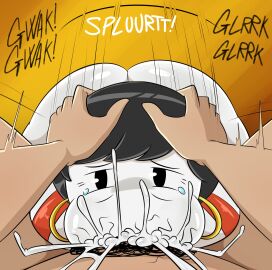 1girls big_breasts breasts brown_hair cum cum_in_mouth cum_inside female jaiden_animations jaidens_mom light-skinned_female light_skin mature_female milf mother pov pubic_hair spakka5