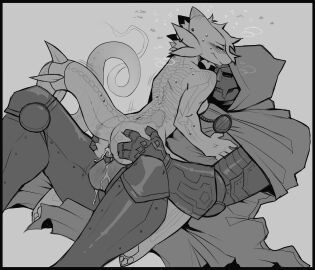 2024 2boys anal anal_sex anthro big_penis biped bodily_fluids doctor_doom duo erection fish gay genital_fluids genitals glans hi_res human humanoid_genitalia humanoid_penis leaking_precum machine male male/male mammal marine marvel marvel_comics monochrome muscular muscular_human muscular_male muscular_top nude nude_anthro nude_male penetration penis precum sinnple slim_anthro slim_bottom slim_male sweat sweatdrop sweaty_body text