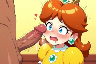 ai_generated blush breasts bulge_in_face cock_hungry cock_shock cock_worship cumshot dark-skinned_female drooling female heart_symbol horny_female large_penis looking_at_penis male nervous_face nervous_female nervous_sweat open_mouth penis penis_awe penis_on_face princess_daisy rubbing_penis_on_face shocked_expression small_breasts steaming_body steamy_breath surprised_expression sweaty_body sweaty_breasts tagme thick_penis trembling twintails veiny_penis video wanting_cock wanting_cum