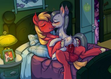 absurd_res anus balls being_watched big_macintosh_(mlp) blush detailed_background equid equine eyelashes female feral friendship_is_magic genitals group hair hasbro hi_res horn infidelity inside looking_at_another male male/female mammal marble_pie_(mlp) moonseeker my_little_pony mythological_creature mythological_equine mythology penetration penile penile_penetration penis pupils pussy quadruped sex sketchy_skylar smile sugar_belle_(mlp) thick_thighs three-quarter_view unicorn vaginal_penetration vulva