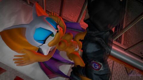 3d 3d_(artwork) 3d_model bat bat_wings demon female ganguro gun jail mobian mobian_(species) mobian_bat nightmare_ritual prison prison_cell prison_guard_position prisoner rouge_the_bat secret_agent sega soldier solo_anthro sonic_(series) sonic_adventure_2 sonic_the_hedgehog sonic_the_hedgehog_(series) spy succubus