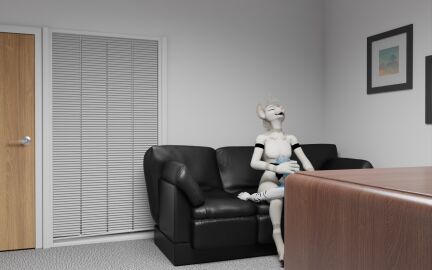 3d alber anthro casting_couch disgruntled_(artist) duo fellatio female furniture hi_res hyena jack_(disgruntled) male male/female mammal ness_(disgruntled) oral penile penis sex