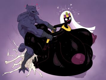 1boy 1girls 5_toes alien alien_humanoid anthro anthro_penetrating anthro_penetrating_humanoid areolae ass avian balls beak big_areola big_ass big_belly big_breasts big_nipples black_body black_sclera black_skin bouncing_breasts breasts breasts_bigger_than_head corviknight cum cum_in_pussy cum_inflated_belly cum_inside cum_overflow cumflated_belly cumflation daredemon7000 duck_dodgers duo fat_ass feet female fingers functionally_nude generation_8_pokemon genitals gigantic_breasts hair heart_symbol hi_res highres huge_ass huge_breasts humanoid humanoid_on_anthro humanoid_penetrated hyper hyper_belly hyper_breasts hyper_cumflation inflation interspecies long_hair male male/female martian motion_lines mouthless nintendo nipples nude overflowing_cum penetration pokemon pokemon_(species) prison_guard_position purple_body purple_eyes purple_fur purple_skin pussy queen_tyr'ahnee red_eyes sex sex_from_behind stomach_bulge sweat sweaty_ass sweaty_breasts thick_ass thick_thighs toes top_heavy white_hair wrist_grab