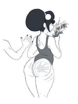 1girls aged_up ass ass_slap avatar_legends avatar_the_last_airbender big_ass bubble_ass bubble_butt earth_kingdom female gfd43 handprint offscreen_character slap slap_mark solo_focus toph_bei_fong