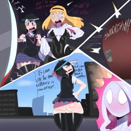 2025 blonde_hair friends futanari gwen_stacy marvel marvel_comics peni_parker spider-gwen spider-man_(series) tayuri