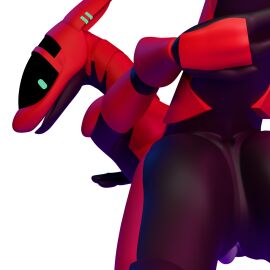 3d_(artwork) ada.tv alpha_channel animal_genitalia anthro anus ass bevy_(ada.tv) bisexual_lighting black_body black_skin blender_(artwork) blender_cycles cc0 countershading creative_commons digital_media_(artwork) genital_slit genitals green_eyes grey_penis hi_res holding_tail looking_at_viewer lying male multicolored_body nonbinary_(lore) nude on_front penis presenting presenting_anus public_domain raised_tail rear_view red_body red_skin reverse_countershading simple_background solo synth_(vader-san) tail tapering_penis transparent_background two-tone_body