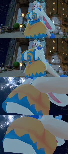 3d angela_flux_(kiseff) anthro ass atlyss big_ass big_breasts breast_expansion breast_growth breast_growth_(enlargement) breasts bubble_ass bubble_butt cleavage female huge_ass huge_breasts kubold_(atlyss) tagme thick_thighs wide_hips zer0264