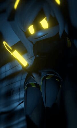 1boy 1girls 3d 777bronzestar accurate_art_style animated female glitch_productions human human_male human_on_robot humanoid j_(murder_drones) male male/female murder_drones murder_drones_x_humans no_panties penis robot robot_girl screen_face sex thighjob