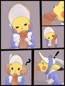 clothing cosplay_pikachu cosplay_pikachu_(character) cosplay_pikachu_(costume) duo female feral finger_fuck fingering generation_1_pokemon genitals hi_res human human_on_feral interspecies licking maid_headdress maid_outfit maid_uniform male male/female mammal nintendo nowu oral oral_penetration penetration penile penis penis_lick pikachu pikachu_belle pokemon pokemon_(species) pokephilia pussy sex tongue vaginal_penetration zoophilia