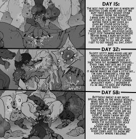 abuse animal_genitalia animal_penis ass_worship balls beast_rimming bestiality biting blood_drip canine canine_penis comic commission corruption cum cum_inside cum_on_body cybernetics day_count doggy_style excessive_cum feral feral_on_female feral_on_human flies_for_smell furry furry_female gangbang gangrape huff huffing huge_cock impregnation kissing knot knotted_penis knotting licking licking_paws lipstick lipstick_mark lipstick_on_anus lipstick_on_balls mind_break monochrome monster multiple_penises mutant paws paws_on_face raped_by_monster ratkingbones rimming ryona saliva saliva_trail scar sex smell smelly_balls sniffing sniffing_balls sweat text text_box vaginal_penetration wall_of_text x-ray zoophilia